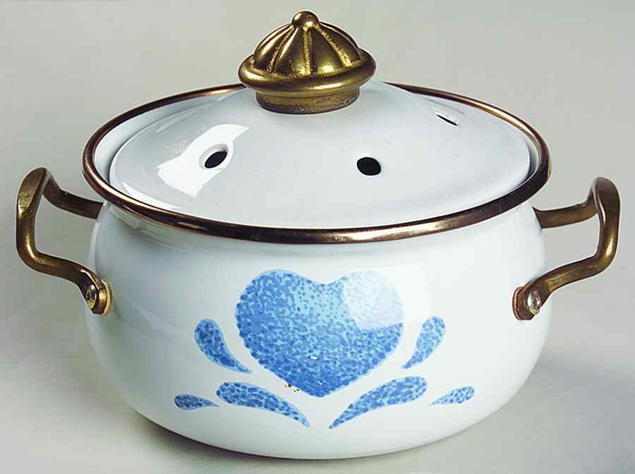 Blue Hearts (Corelle) Metal Potpourri by Corning Corelle-1