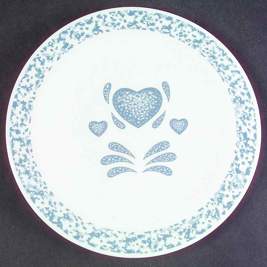 Blue Hearts (Corelle) Plastic Trivet by Corning Corelle-1