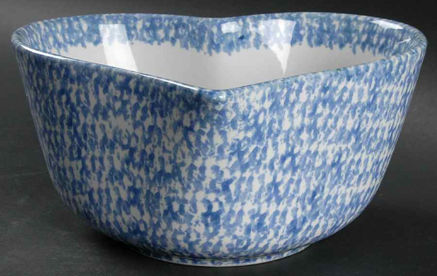 Blue Hearts (Corelle) 7" Heart Shaped Bowl by Corning Corelle-1