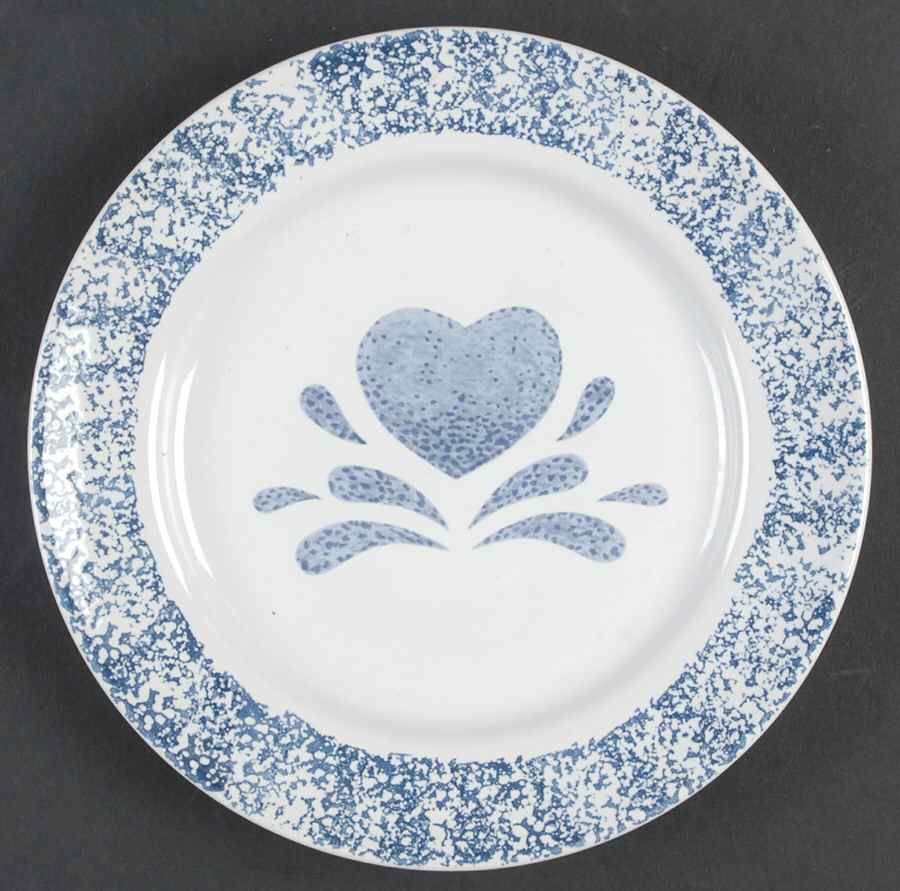 Blue Hearts (Corelle) Salad Plate by Corning Corelle-1