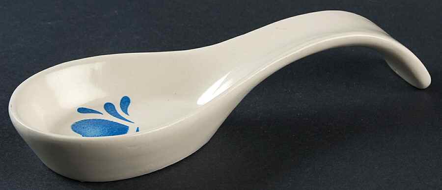 Blue Hearts (Corelle) Spoon Rest/Holder (Holds 1 Spoon) by Corning Corelle-1