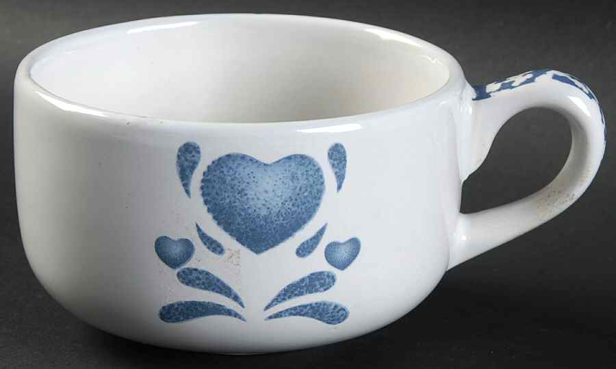 Blue Hearts (Corelle) Snack Cup by Corning Corelle-1