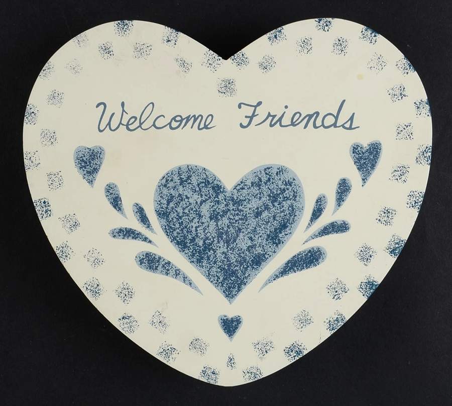 Blue Hearts (Corelle) Heart Shaped Trivet by Corning Corelle-1