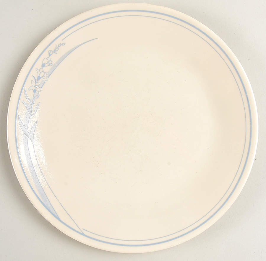 Blue Lily (Corelle) Dinner Plate by Corning Corelle-1