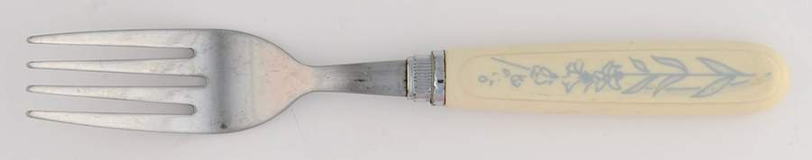 Blue Lily (Corelle) Individual Salad Fork by Corning Corelle-1