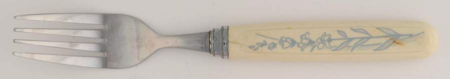 Blue Lily (Corelle) Dinner Fork (7 1/2" or Larger) by Corning Corelle-1