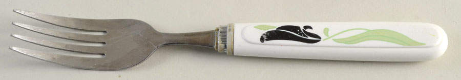 Black Orchid (Corelle) Dinner Fork (7 1/2" or Larger) by Corning Corelle-1
