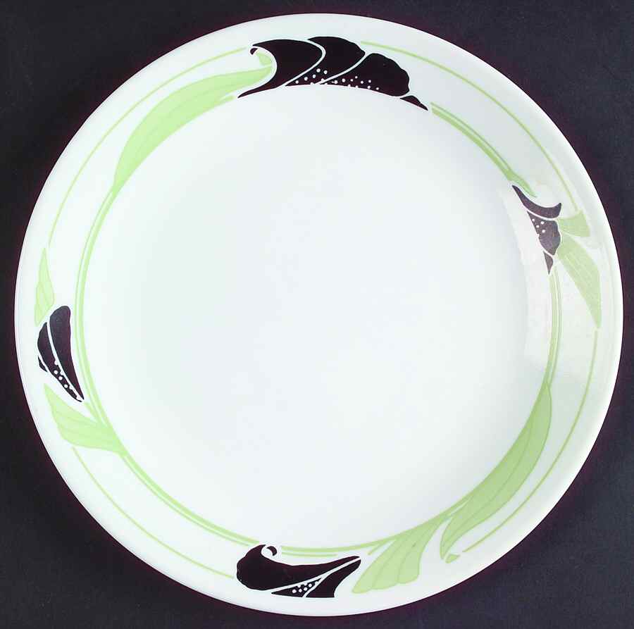 Black Orchid (Corelle) Salad Plate by Corning Corelle-1