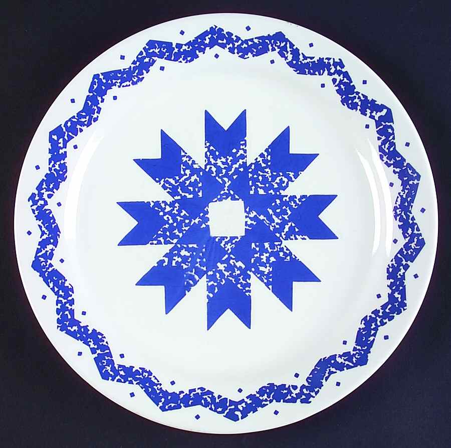 Blue Star (Corelle) Dinner Plate by Corning Corelle-1