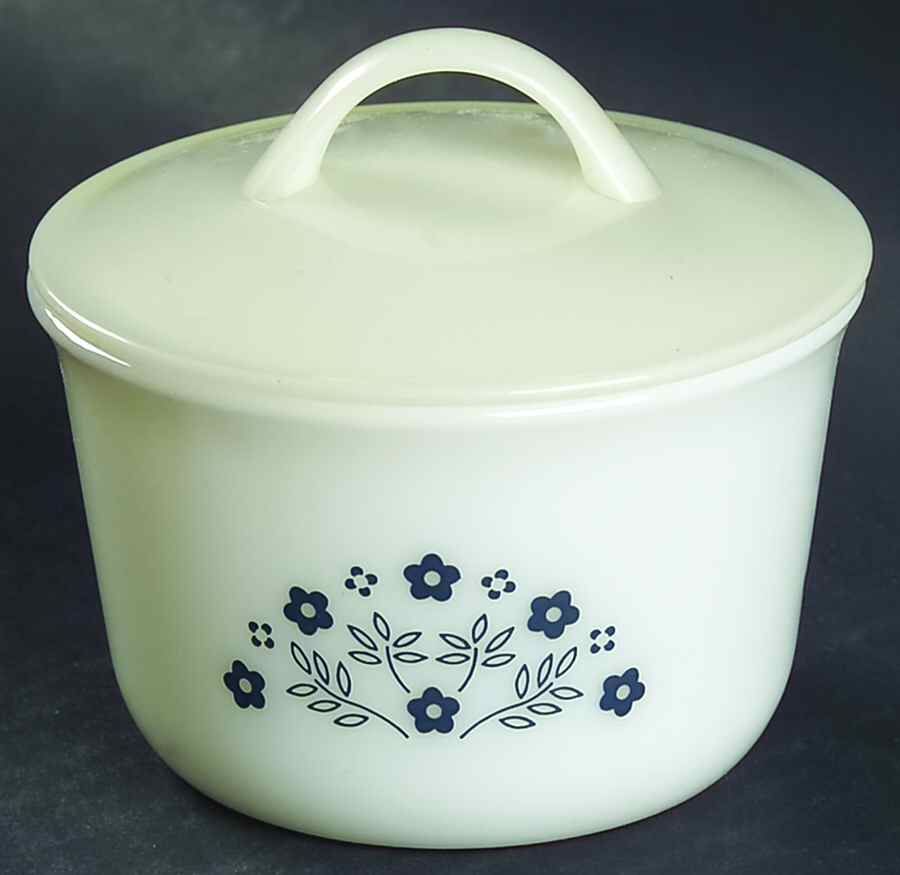 Blueberry (Corelle) Sugar Bowl & Lid by Corning Corelle-1