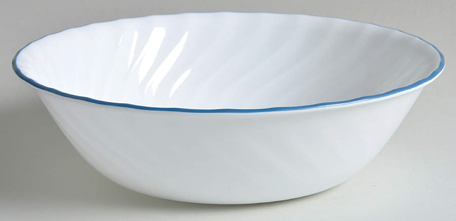 Blue Velvet (Corelle) 8" Round Vegetable Bowl by Corning Corelle-1