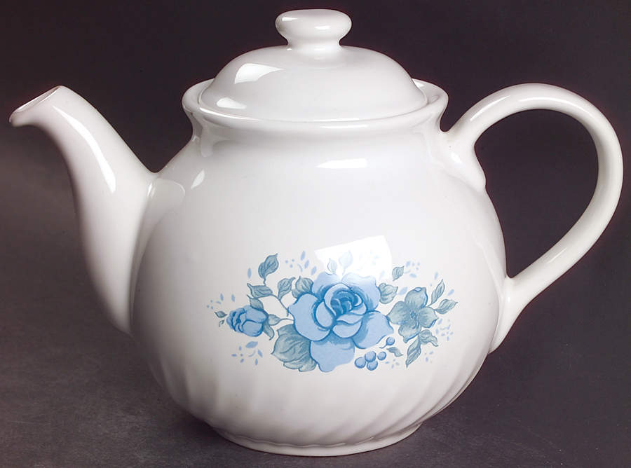Blue Velvet (Corelle) Teapot & Lid by Corning Corelle-1