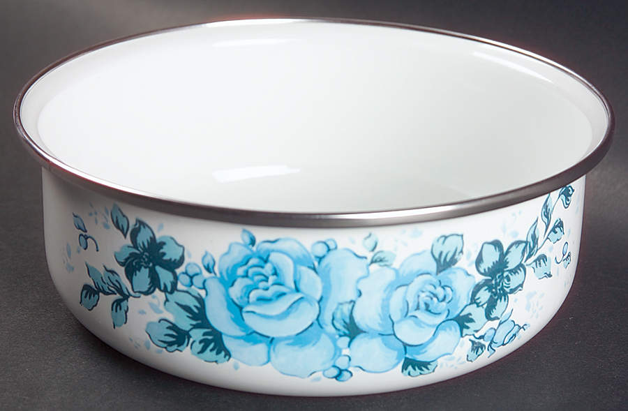 Blue Velvet (Corelle) 6" Metal Bowl by Corning Corelle-1