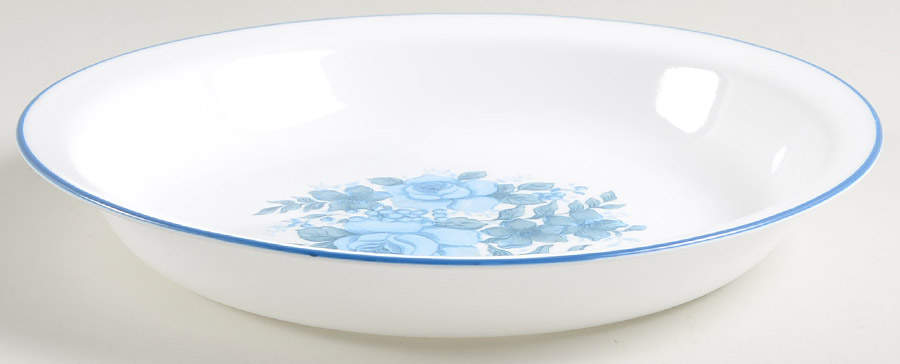 Blue Velvet (Corelle) Pie Serving Plate by Corning Corelle-1