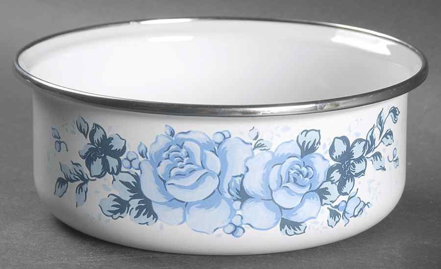 Blue Velvet (Corelle) 5" Metal Bowl by Corning Corelle-1