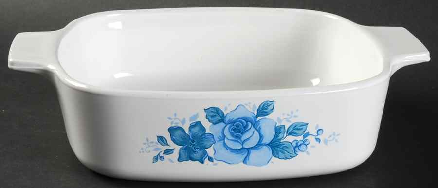 Blue Velvet (Corelle) 1 Quart Square Casserole No Lid by Corning Corelle-1