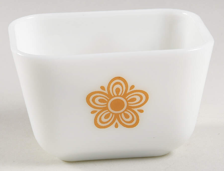 Butterfly Gold (Corelle) Small Refrigerator Jar No Lid by Corning Corelle-1