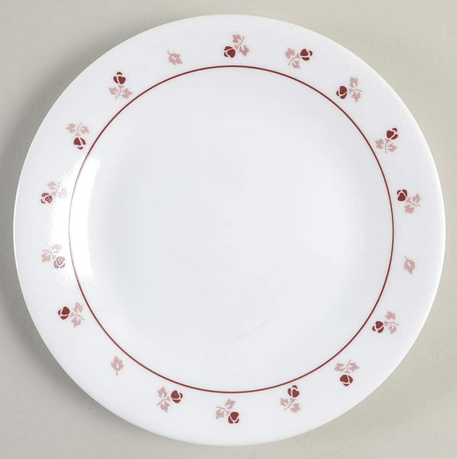 Burgundy (Corelle) Salad Plate by Corning Corelle-1
