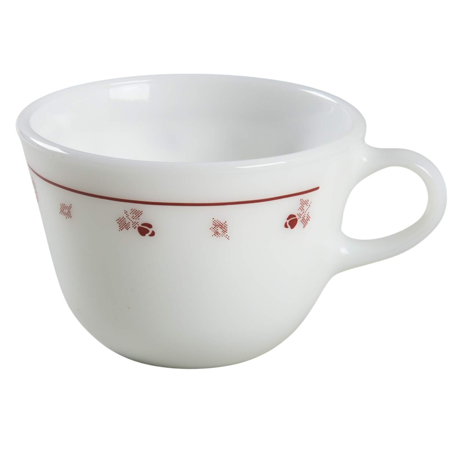 Burgundy (Corelle) Flat Cup by Corning Corelle-1