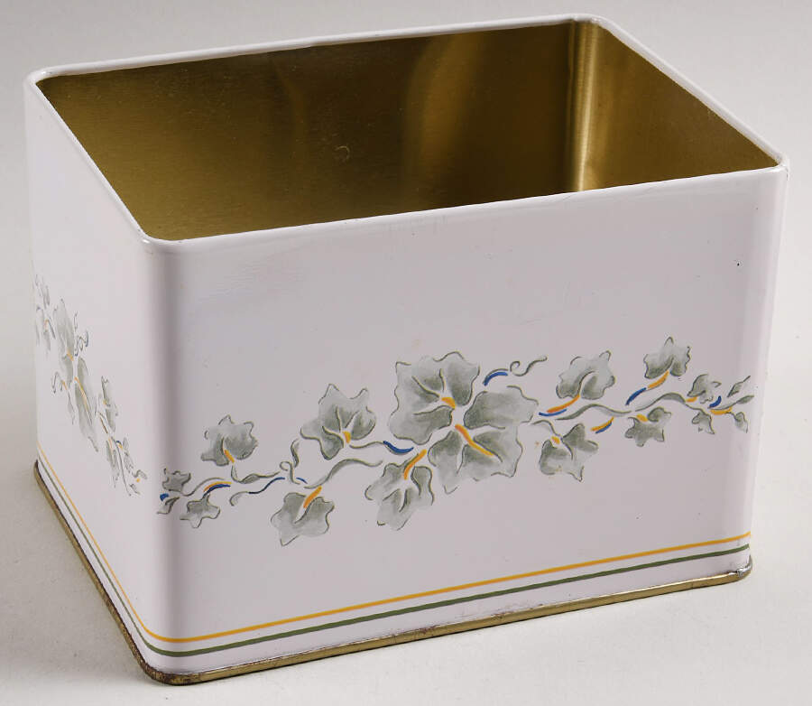 Callaway (Corelle) Metal Recipe Box No Lid by Corning Corelle-1