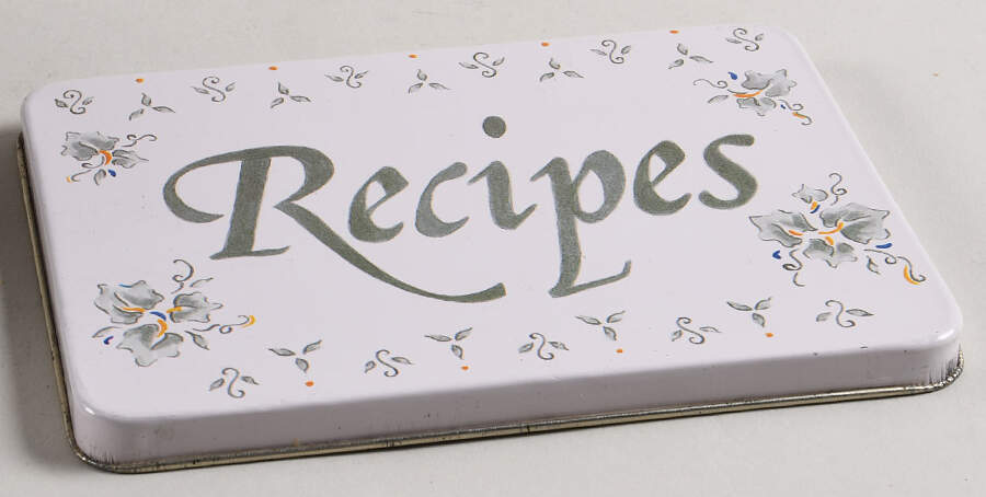 Callaway (Corelle) Lid for Metal Recipe Box by Corning Corelle-1