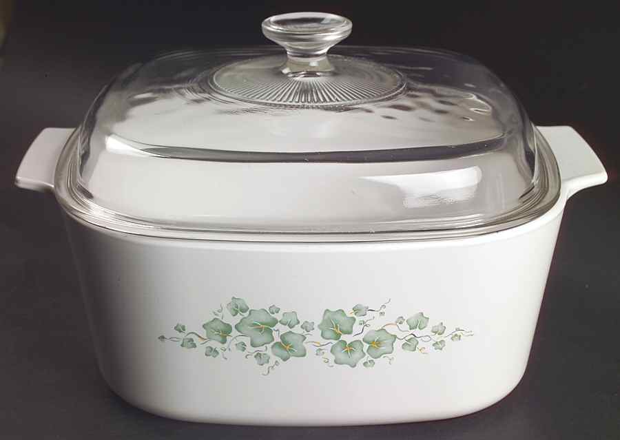 Callaway (Corelle) 5 Quart Square Casserole with Glass Lid by Corning Corelle-1