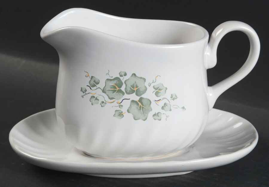 Callaway (Corelle) Gravy Boat & Underplate by Corning Corelle-1