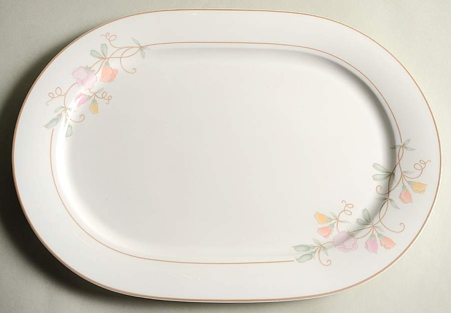 Carmel 16" Oval Serving Platter by Corning Corelle-1