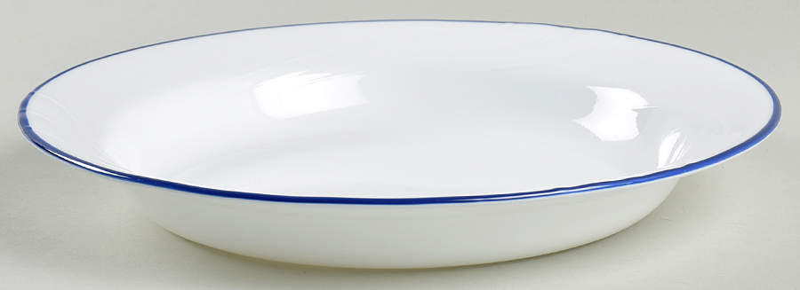 Celestial Blue (Corelle) Rim Soup Bowl by Corning Corelle-1