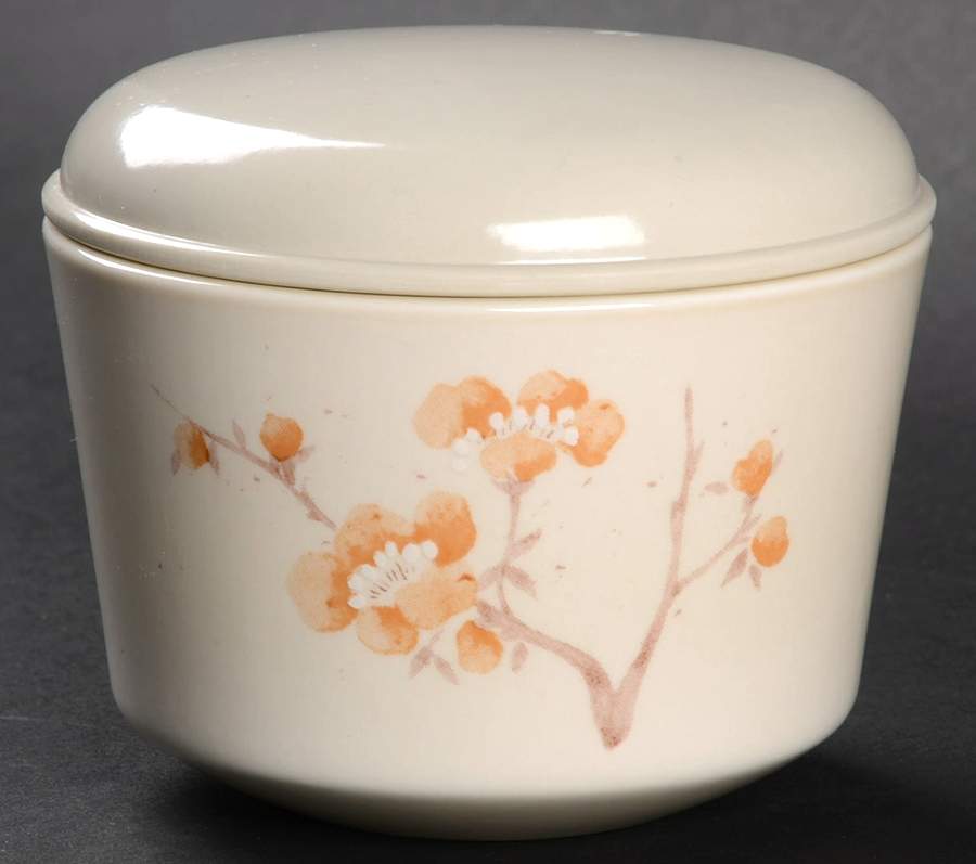 China Blossom Sugar Bowl & Lid by Corning Corelle-1