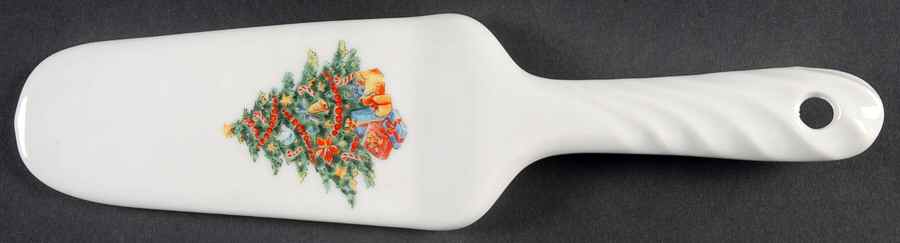 Christmas Joy (Corelle) Solid Ceramic Pie/Cake Server by Corning Corelle-1