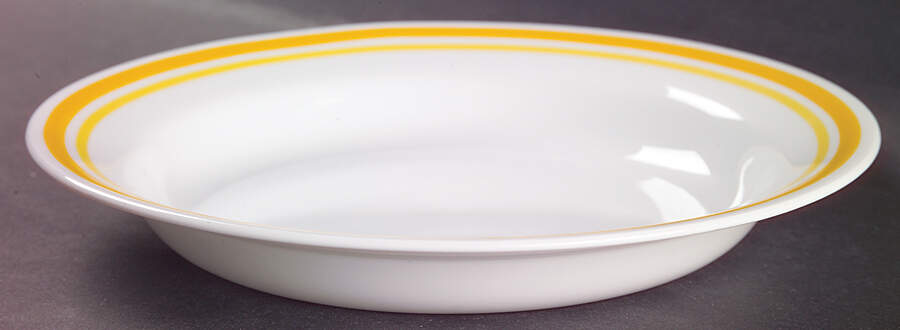 Citrus Rim Soup Bowl by Corning Corelle-1