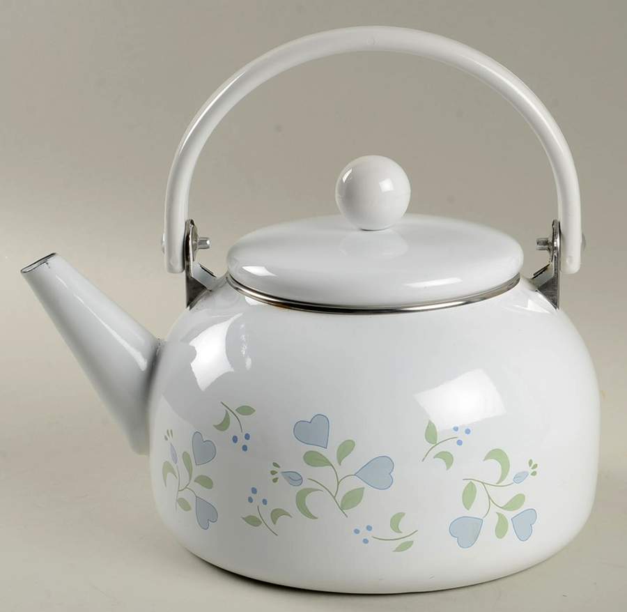 Country Cottage (Corelle) Metal Kettle & Lid by Corning Corelle-1