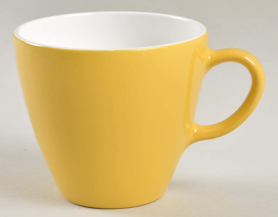 Coordinates Yellow Flat Cup by Corning Corelle-1