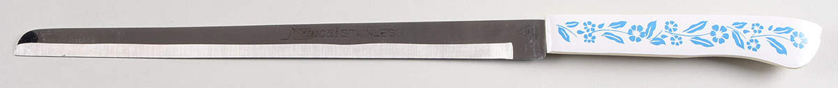 Cornflower Blue Bread Knife & Stainless Blade by Corning Corelle-1