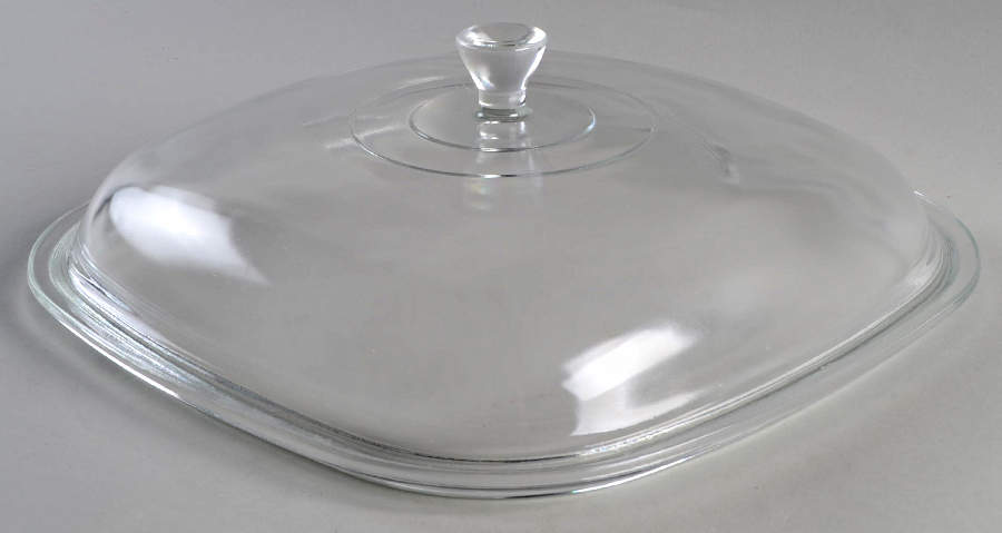 Cornflower Blue Lid for 2 Quart Square Casserole by Corning Corelle-1