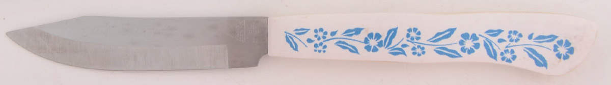Cornflower Blue Paring Knife with Stainless Blade by Corning Corelle-1