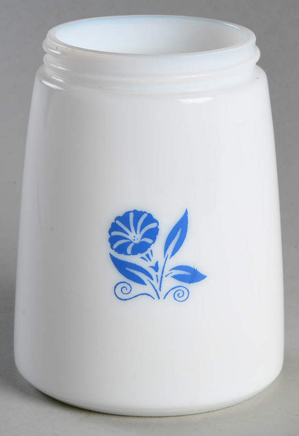 Cornflower Blue Glassware Syrup No Metal Lid by Corning Corelle-1