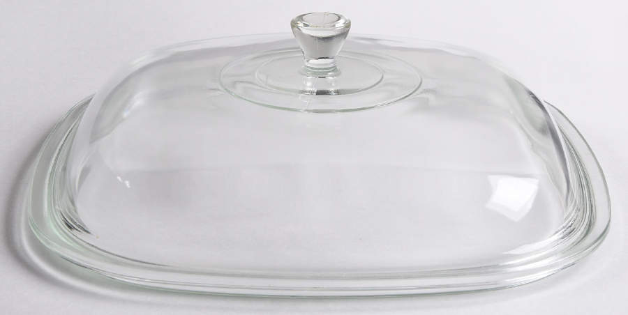 Cornflower Blue Lid for 4 Quart Square Casserole by Corning Corelle-1