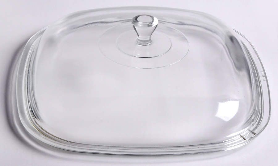 Cornflower Blue Lid for 5 Quart Square Casserole by Corning Corelle-1