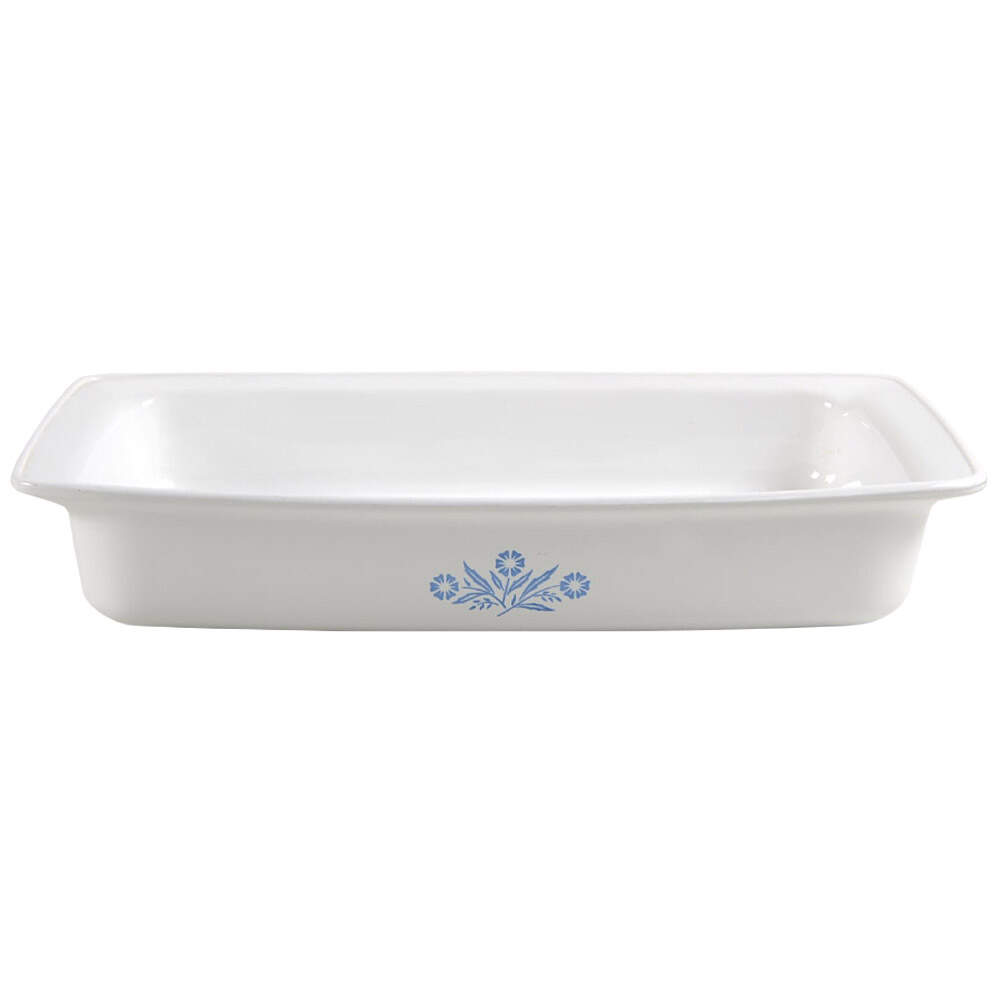 Cornflower Blue 12" Rectangular Roaster by Corning Corelle-1