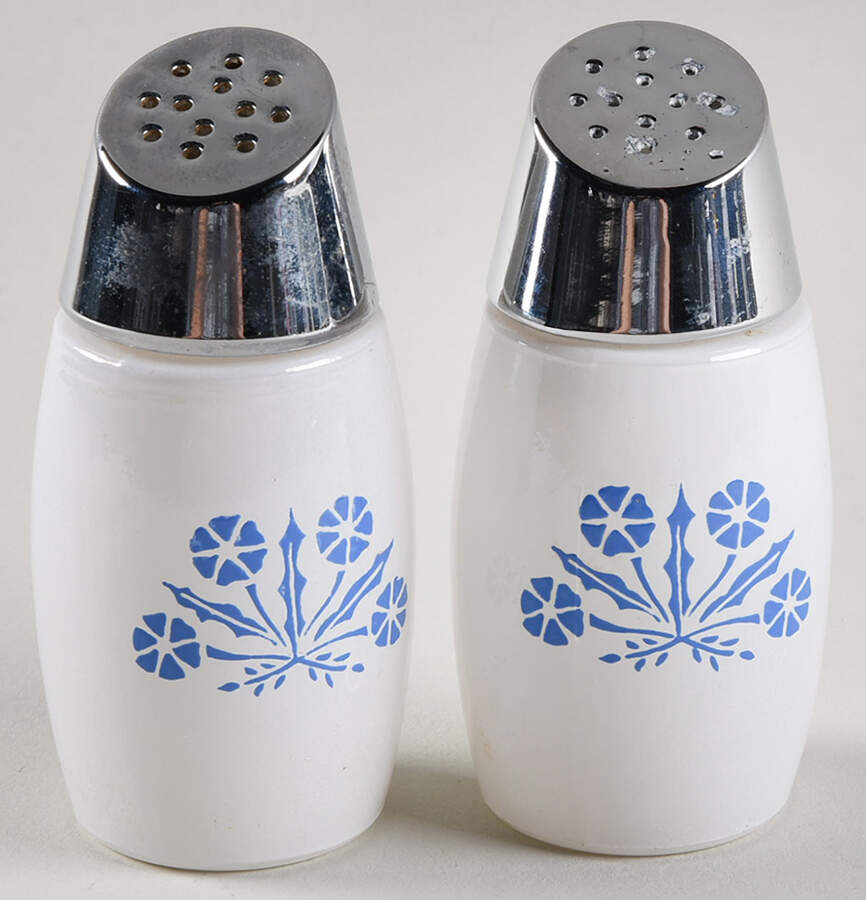 Cornflower Blue Salt & Pepper Set by Corning Corelle-1