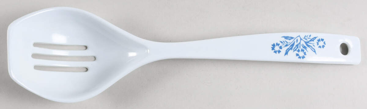 Cornflower Blue Melamine Salad Serving Spoon by Corning Corelle-1
