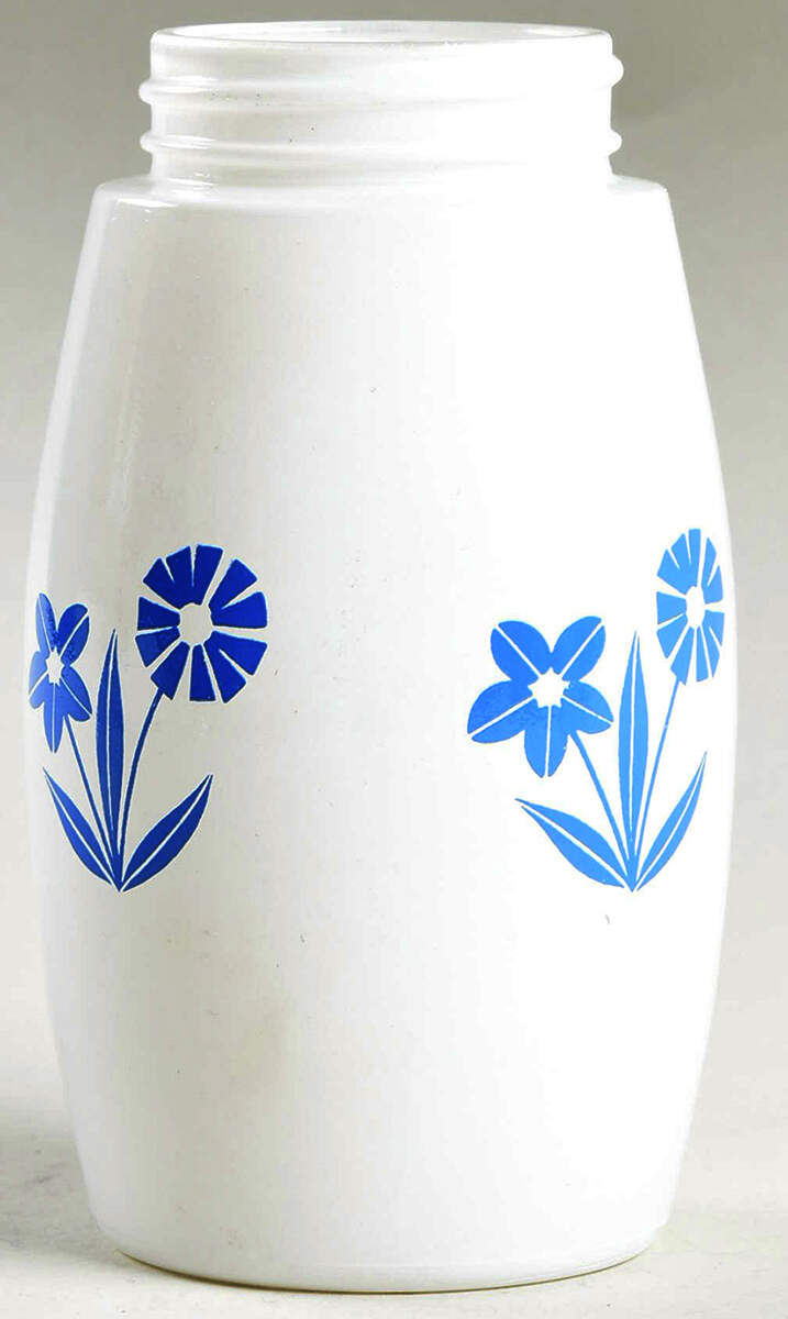 Cornflower Blue Syrup No Metal Lid by Corning Corelle-1