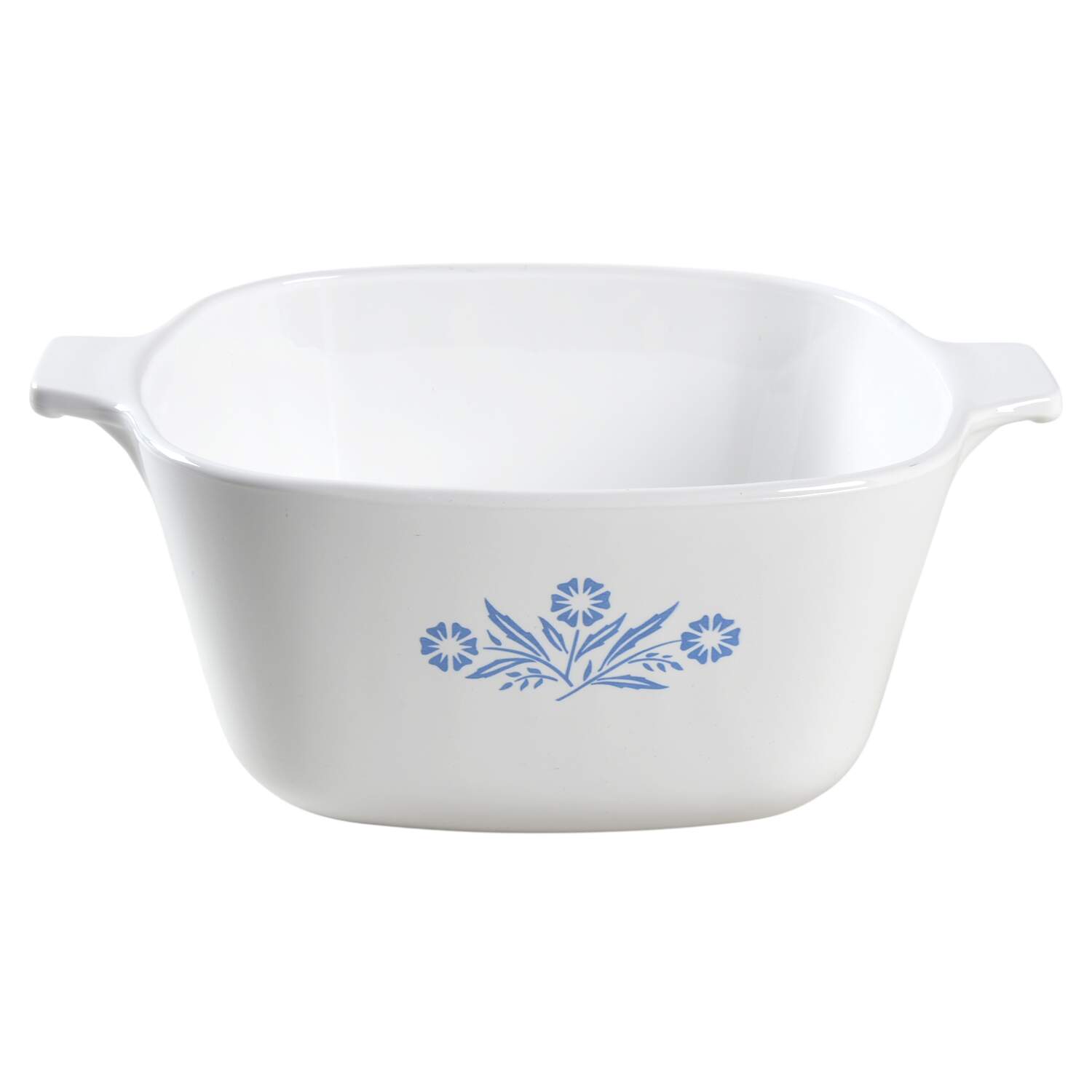 Cornflower Blue 1.75 Quart Square Casserole No Lid by Corning Corelle-1
