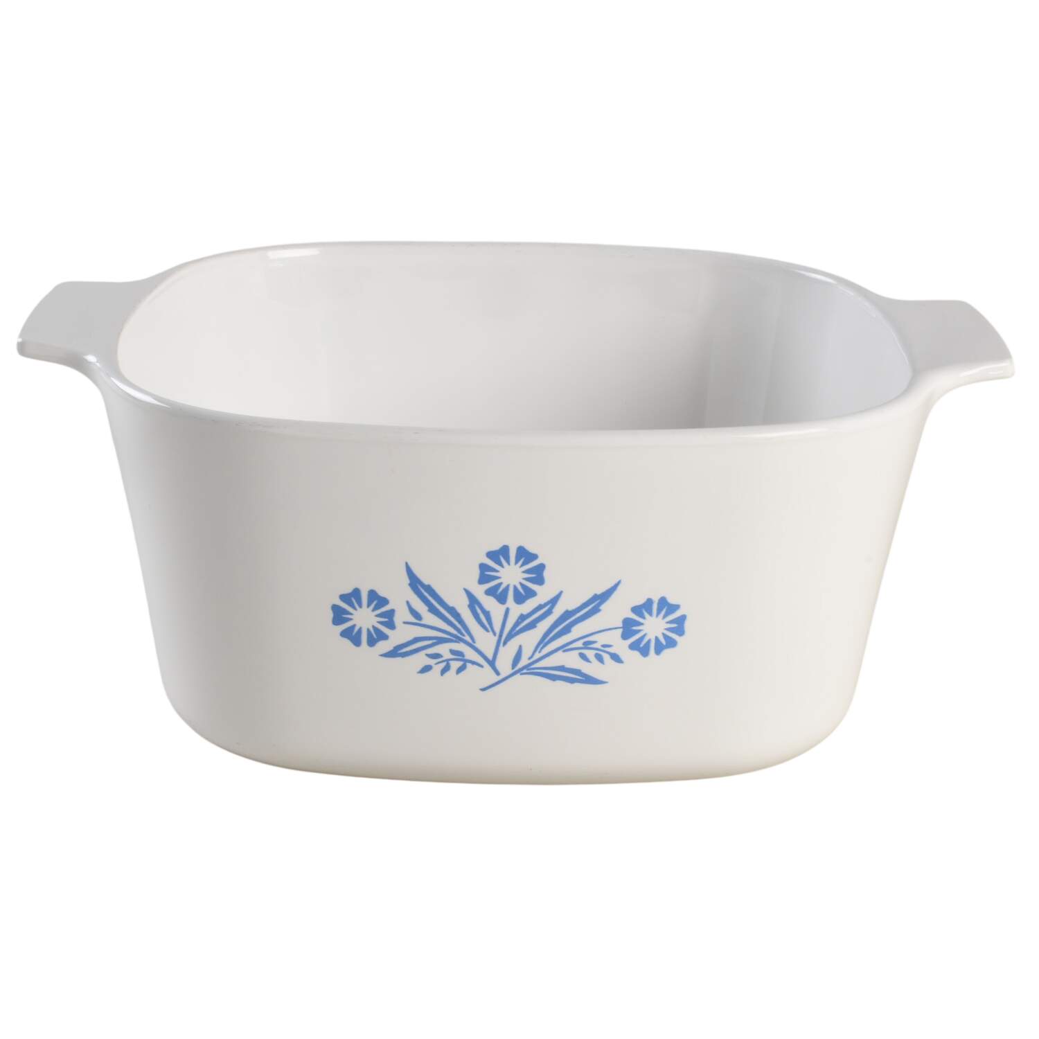 Cornflower Blue 3 Quart Square Casserole No Lid by Corning Corelle-1