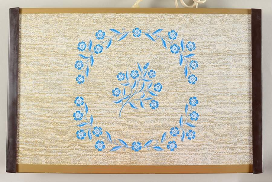 Cornflower Blue Electric Food Warming Tray by Corning Corelle-1