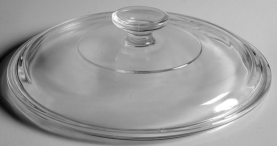 Cornflower Blue Glass Lid for 5qt Rangetopper Saucepot by Corning Corelle-1