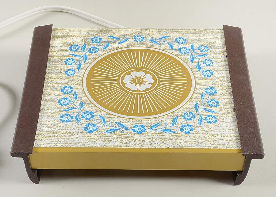 Cornflower Blue Electric Food Warming Tray by Corning Corelle-1