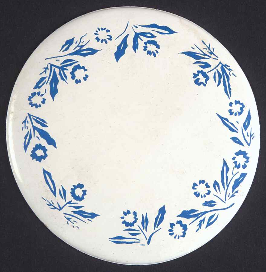 Cornflower Blue Vinyl Coaster by Corning Corelle-1